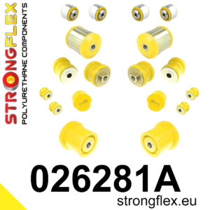 Strongflex front suspension and rear beam bush kit SPORT for AUDI A6 C5 / SKODA SUPERB 1U