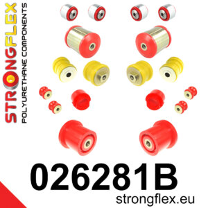 Strongflex Komplet čahura prednjeg ovjesa i stražnje grede za AUDI A6 C5 / SKODA SUPERB 1U