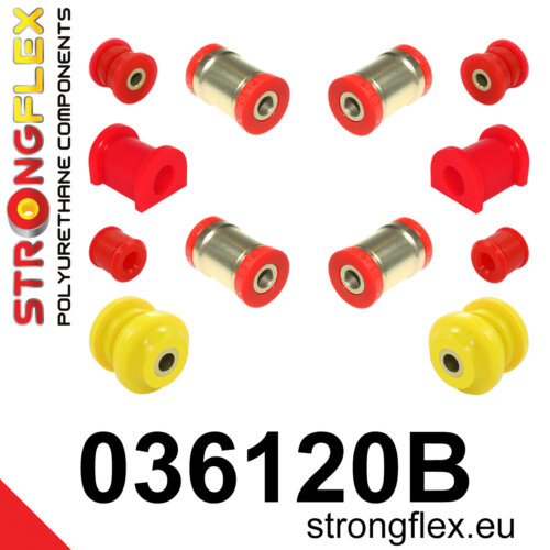 Strongflex rear suspension bush kit for BMW Z1 E30