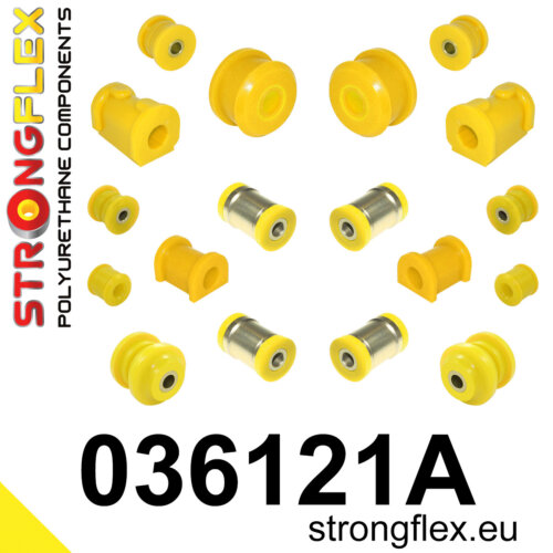 Strongflex complete polyurethane suspension bush kit SPORT for BMW Z1 E30