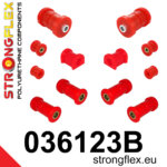 Strongflex rear suspension bush kit for BMW 3 E30