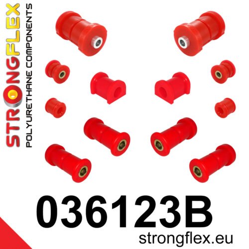 Strongflex rear suspension bush kit for BMW 3 E30