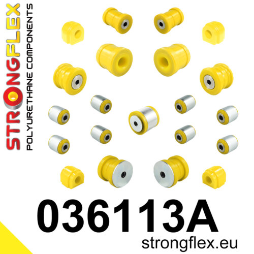 Strongflex complete polyurethane suspension bush kit SPORT for MINI Clubman F54 / BMW 1 F40
