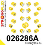 Strongflex complete polyurethane suspension bush kit SPORT for AUDI 80 B3
