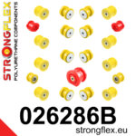 Strongflex complete polyurethane suspension bush kit for AUDI 80 B3