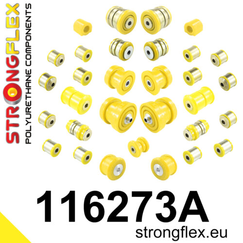 Strongflex complete polyurethane suspension bush kit SPORT for MERCEDES-BENZ E-CLASS 212 / MERCEDES-BENZ CLS C218