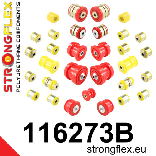 Strongflex complete polyurethane suspension bush kit for MERCEDES-BENZ E-CLASS 212 / MERCEDES-BENZ CLS C218