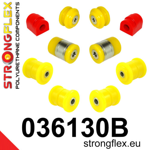 Strongflex rear suspension bush kit for BMW 5 E39