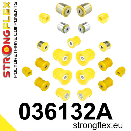 Strongflex complete polyurethane suspension bush kit SPORT for BMW Z8 E52
