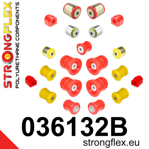 Strongflex complete polyurethane suspension bush kit for BMW Z8 E52