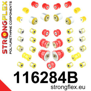 Strongflex Potpun komplet poliuretanskih čahura ovjesa AMG za MERCEDES-BENZ E-CLASS 211 / MERCEDES-BENZ CLS C219