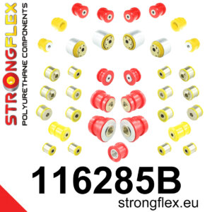 Strongflex Potpun komplet poliuretanskih čahura ovjesa RWD za MERCEDES-BENZ E-CLASS 211 / MERCEDES-BENZ CLS C219