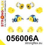 Strongflex Komplet čahura prednjeg ovjesa i stražnje grede SPORT za CITROËN SAXO / PEUGEOT 106