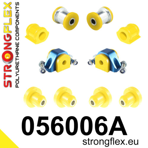 Strongflex Komplet čahura prednjeg ovjesa i stražnje grede SPORT za CITROËN SAXO / PEUGEOT 106