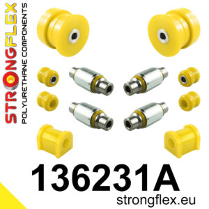 Strongflex Komplet čahura stražnjeg ovjesa SPORT za OPEL VECTRA B / SAAB 9-5 YS3E