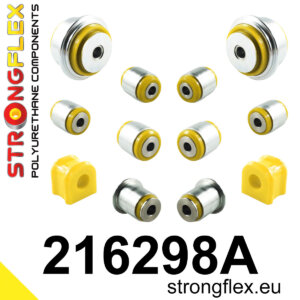Strongflex Komplet čahura stražnjeg ovjesa SPORT za TOYOTA Yaris IV / TOYOTA Corolla