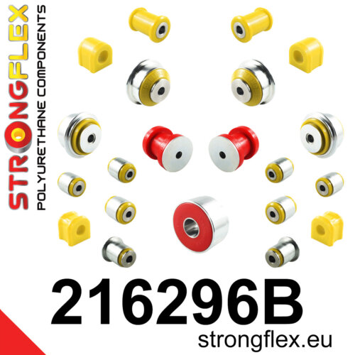 Strongflex full suspension bush kit for TOYOTA Yaris IV