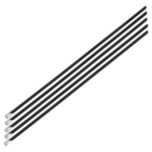Nuke Performance vezice od nehrđajućeg čelika, 7.9mm x 500mm, crne, 5 kom.