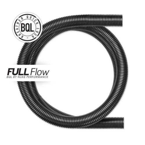 Nuke Performance Convoluted BQL 22 breather hose, Length 6m