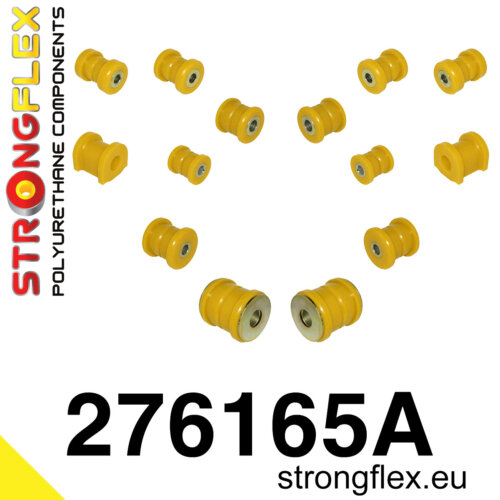 Strongflex Rear suspension polyurethane bush kit SPORT for SUBARU FORESTER SH / SUBARU IMPREZA GE