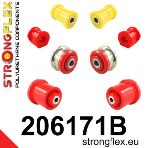 Strongflex Komplet čahura prednjeg ovjesa i stražnje grede za FIAT Sedici 189 / SUZUKI SX4