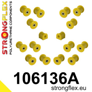 Strongflex Poliuretanski komplet čahura stražnjeg ovjesa SPORT za MAZDA MX-5