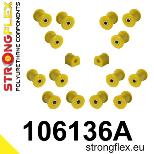 Strongflex Rear suspension polyurethane bush kit SPORT for MAZDA MX-5