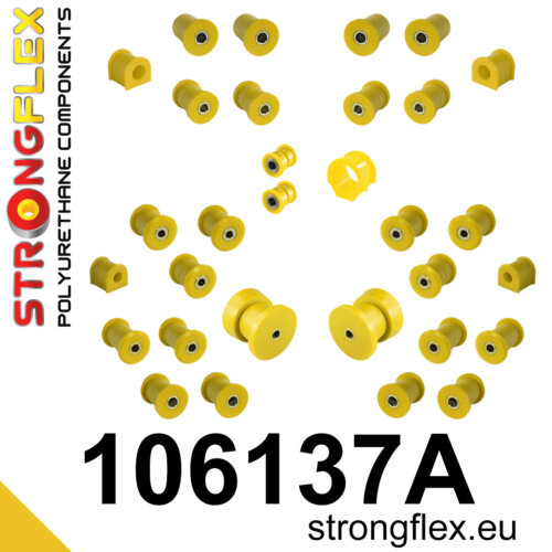 Strongflex complete polyurethane suspension bush kit SPORT for MAZDA MX-5