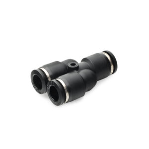 Nuke Performance Pneufit Quick Connect Y Fitting 8 mm (1x) to 6 mm (2x)