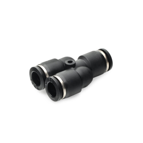 Nuke Performance Pneufit Quick Connect Y Fitting 8 mm (1x) to 6 mm (2x)