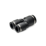Nuke Performance Pneufit Quick Connect Y Fitting 10 mm (1x) to 8 mm (2x)