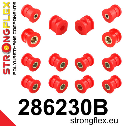 Strongflex rear suspension bush kit for NISSAN Primera P10 / INFINITI G G20