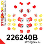 Strongflex complete polyurethane suspension bush kit for AUDI A1 8X