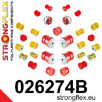 Strongflex complete polyurethane suspension bush kit for AUDI A1 8X