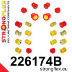 Strongflex Front and rear suspension bush kit for AUDI A3 8P / SEAT LEON 1P