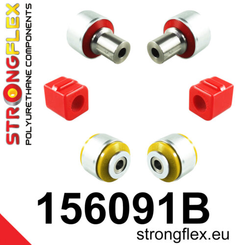 Strongflex front suspension bush kit for RENAULT TWINGO III / SMART FORTWO 453