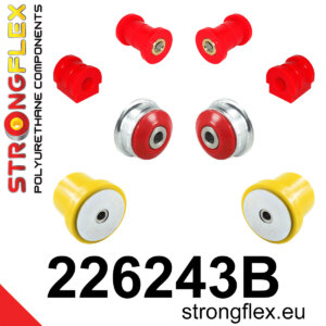 Strongflex Komplet čahura prednjeg ovjesa i stražnje grede za SEAT MII / SKODA CITIGO