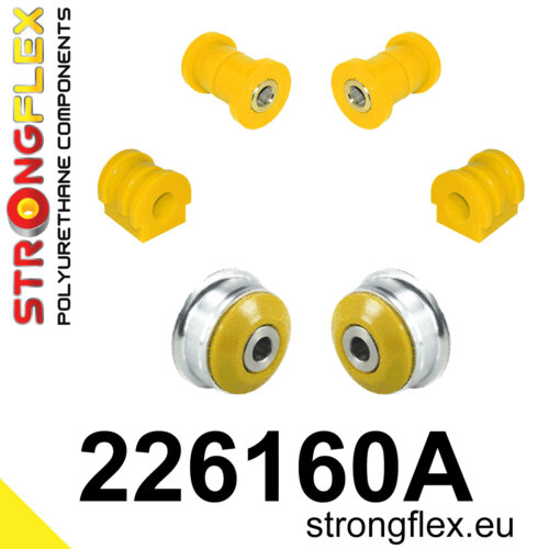 Strongflex Komplet čahura prednjeg ovjesa SPORT za AUDI A1 8X / SEAT Ibiza