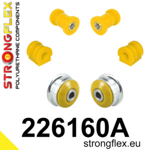 Strongflex Komplet čahura prednjeg ovjesa SPORT za AUDI A1 8X / SEAT Ibiza