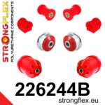 Strongflex front suspension and rear beam bush kit for AUDI A1 8X / SEAT Ibiza