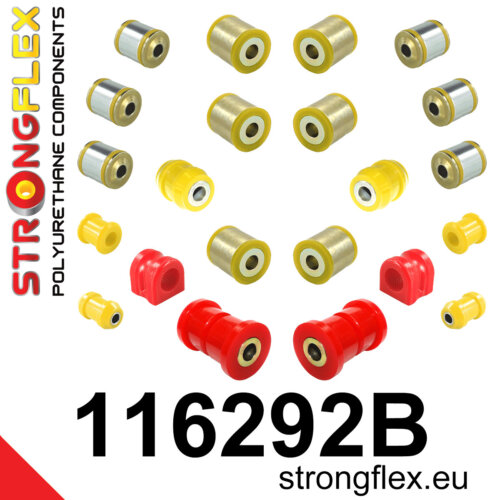 Strongflex rear suspension bush kit for MERCEDES-BENZ SLK 172
