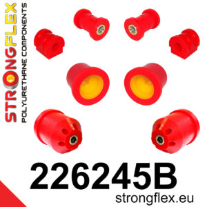 Strongflex front suspension and rear beam bush kit for SEAT Ibiza / SKODA ROOMSTER 5J