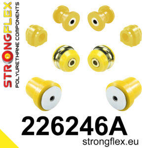 Strongflex Komplet čahura prednjeg ovjesa i stražnje grede SPORT za AUDI Q2 GA / SEAT Ateca KH