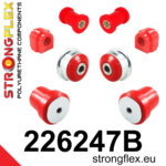 Strongflex Komplet čahura prednjeg ovjesa i stražnje grede za SEAT Ibiza / AUDI A1 GB