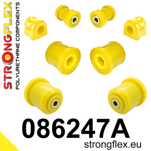 Strongflex front suspension and rear beam bush kit SPORT for HONDA CIVIC FN