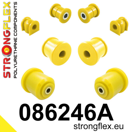 Strongflex front suspension and rear beam bush kit SPORT for HONDA Jazz / HONDA Insight