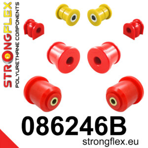 Strongflex Komplet čahura prednjeg ovjesa i stražnje grede za HONDA Jazz / HONDA Insight