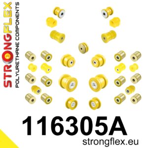 Strongflex complete polyurethane suspension bush kit SPORT for MERCEDES-BENZ C-CLASS 203
