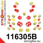 Strongflex complete polyurethane suspension bush kit for MERCEDES-BENZ C-CLASS 203