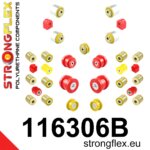 Strongflex complete polyurethane suspension bush kit for MERCEDES-BENZ SLK 171